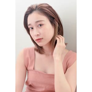 外ハネボブ×イヤリングカラー