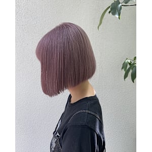 ブリーチラベンダーピンク/ボブ/keshiki大名