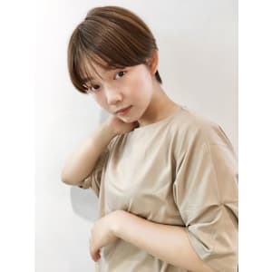 大人可愛い 20代30代40代 丸みショートボブ◎