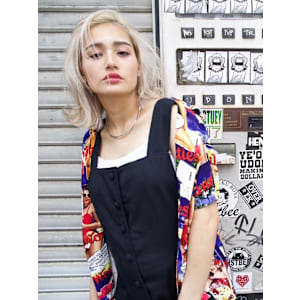 外国人風ブリーチラフボブスタイル/keshiki大名