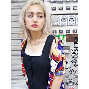 外国人風ブリーチラフボブスタイル/keshiki大名