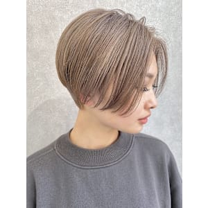 大人ハンサム前下がりブリーチショート/keshiki 大名 