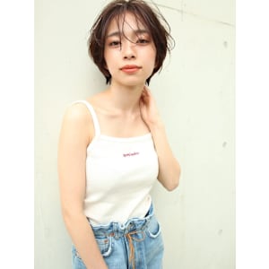 ハンサムショートはふんわり質感に/keshiki大名