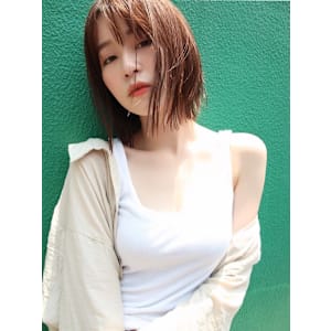 ツヤ感ストレートボブ/keshiki大名