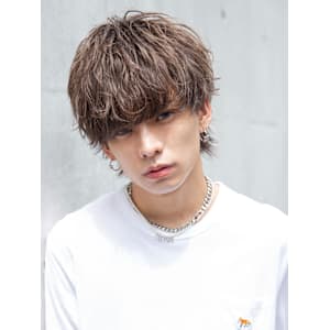 【小久保style】韓国マッシュニュアンスパーマアッシュ