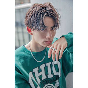 【小久保style】韓国マッシュニュアンスパーマアッシュ