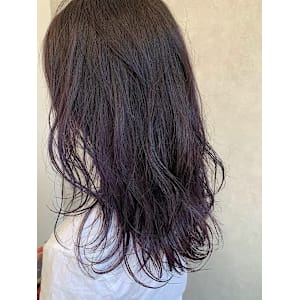 透け感ラベンダーグレージュ/keshiki大名KAZU