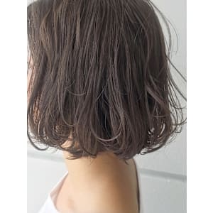 透け感グレージュボブ/keshiki大名KAZU