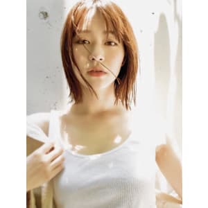 透明感ベージュ×ラフボブ/keshiki大名