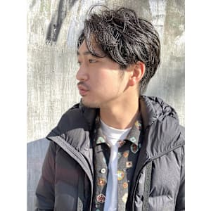 マッシュセンターパートハンサムショート/keshiki 大名