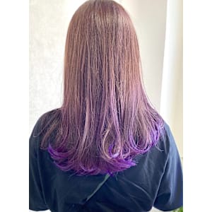 裾カラー×ラベンダー/keshiki大名