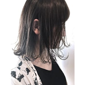 透け感暗髪スタイル/keshiki大名