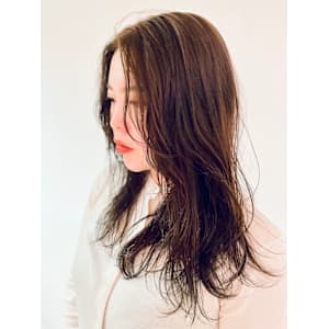 コテ巻き風ゆるふわパーマ