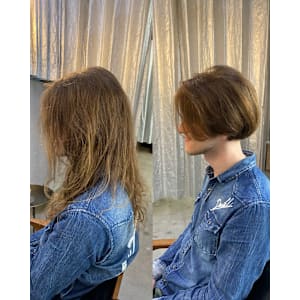 ステップボーンカットボブスタイル