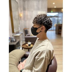 しっかりツイストパーマ