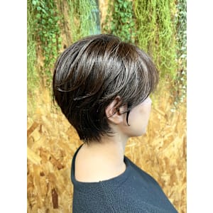 育てる髪質改善カラー/フレンチショートボブスタイル