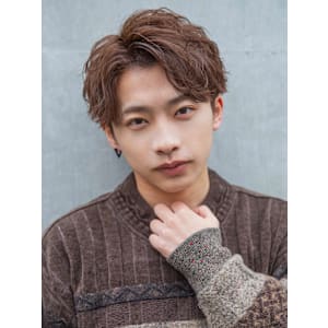 【小久保style】韓国マッシュニュアンスパーマアッシュ