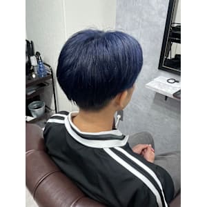 ネイビーブルー - GLADGE池袋/ダブルカラー/ブリーチ【グラッジイケブクロダブルカラーブリーチ】掲載中