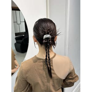 結婚式お呼ばれヘア/成人式ヘアアレンジ/卒業式アレンジ/横浜