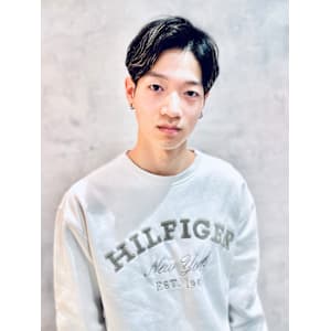 メンズマッシュ×ハイライト