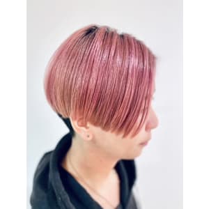 ショートマッシュグラデーション