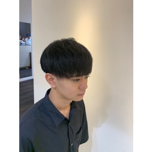 ナチュラル刈上げマッシュ