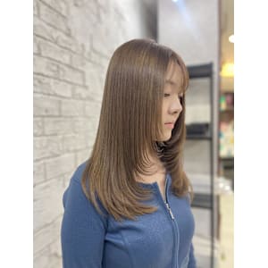 20代30代大人可愛いベージュミルクティー