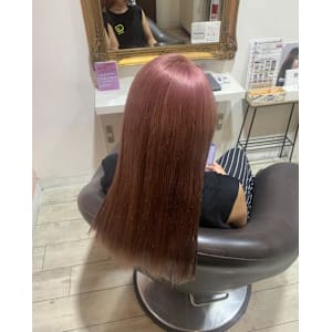 桜ピンクカラー【ケアブリーチ】