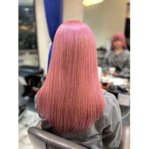 大人美人透明感カラーハイトーンホワイトピンク