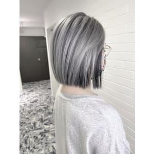 ボブ★逆インナーカラー