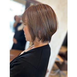 【MICHI 富田店　西村 亜矢】 ショートボブ 白髪染め  - HAIR MAKE MICHI 富田店【ミチ】掲載中