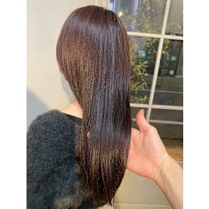 赤羽美容室駅近2024年人気ヘアスタイル艶感モーブブラウン