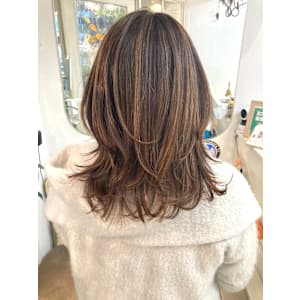 赤羽駅近レイヤースタイルイルミナカラー