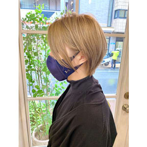 CHAINON赤羽店スッキリショートブリーチカラー