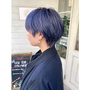 CHAINON赤羽ショートブルーカラー