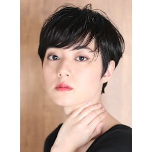 40代50代小顔前髪イメチェンアンブレラカラーショート - INCEPTION  GINZA 銀座【インセプション】掲載中