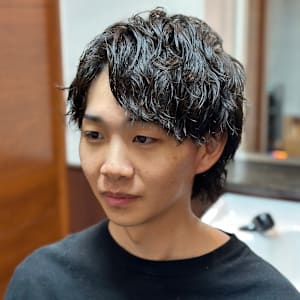 ウルフパーマ/パーマ/ランダム/スパイラルパーマ/神保町