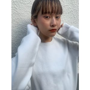 ワイドバングと切りっぱなし【高田馬場　lok】