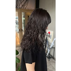 ロング ブラウンカラー