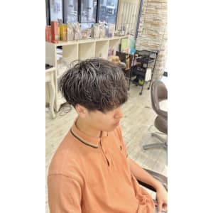 CREA阿部【秦野　メンズパーマ　シャドウパーマ】