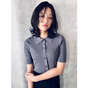【最旬ヘア】ミディアムレイヤー