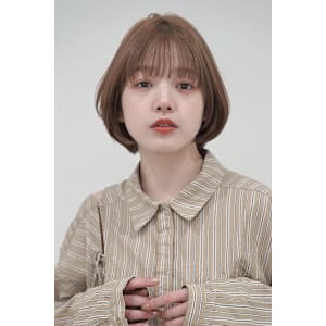 ボブ×ナチュラルブラウン