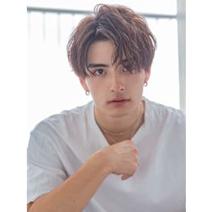 【小久保style】韓国マッシュニュアンスパーマグレーベージ