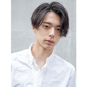 【小久保style】韓国マッシュニュアンスパーマグレーカラー