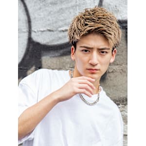 【小久保style】韓国マッシュニュアンスパーマグレーカラー