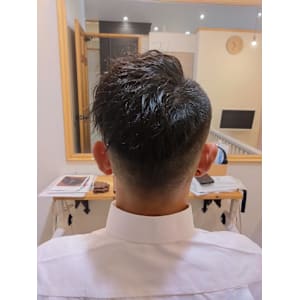 フェードカット×ツイストスパイラル