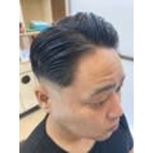 スキンフェード×ブローアウトフェードスタイル