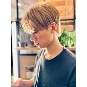 【色気】センターパートウルフ