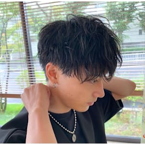 メンズ　マッシュ　ナチュラル