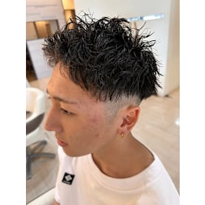 メンズツイストスパイラルパーマ